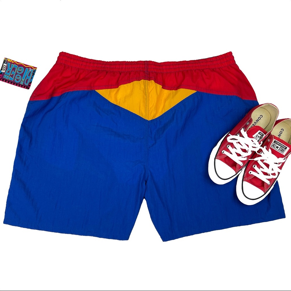 Rare Vintage 90s MTO Surf Swim Trunks Shorts
